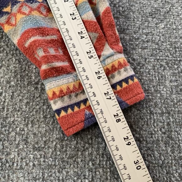 Vintage Express Rider Western Button Up Shirt Mens Medium Aztec Cowboy Rodeo - Picture 10 of 11